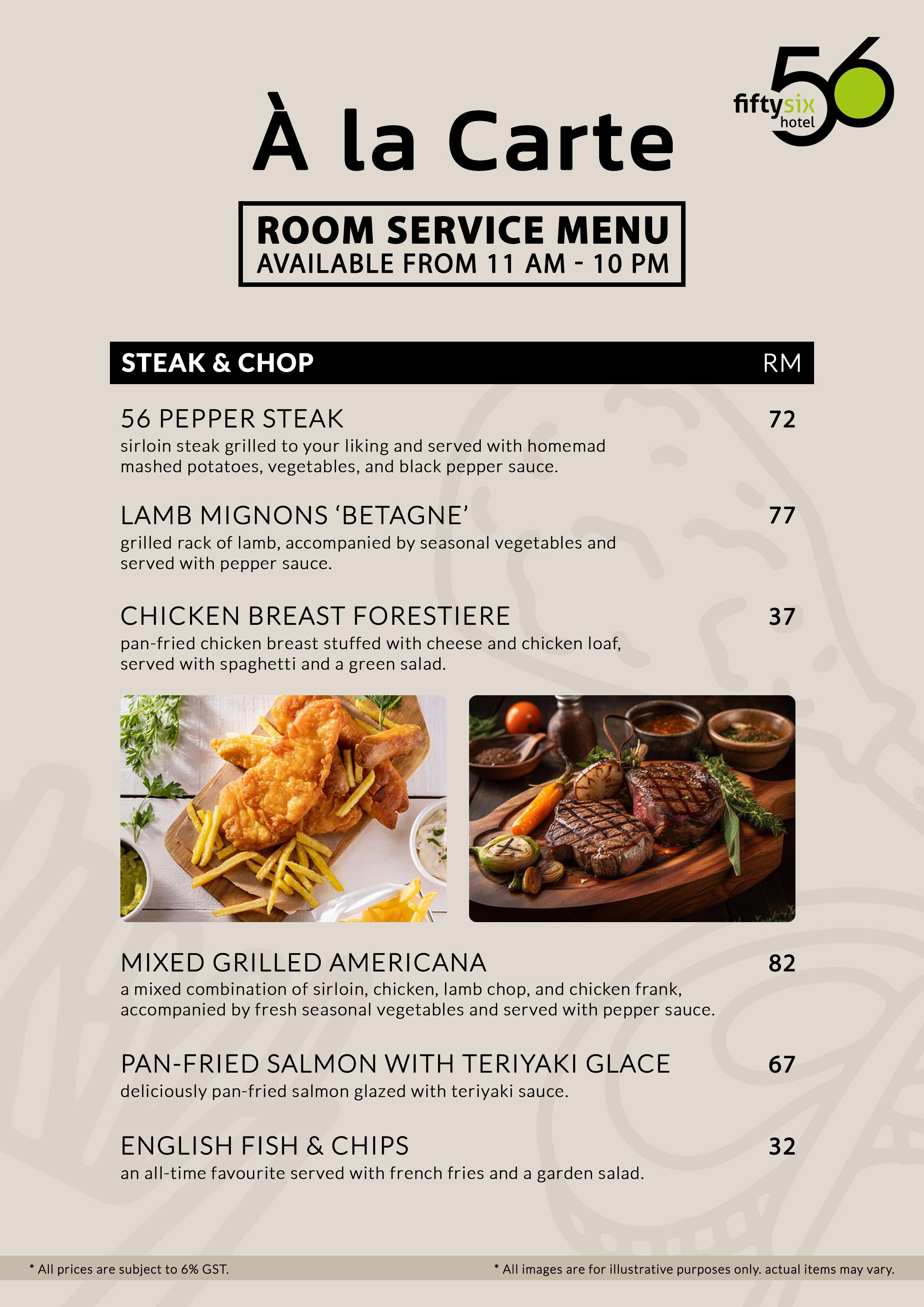 Menu Page 4